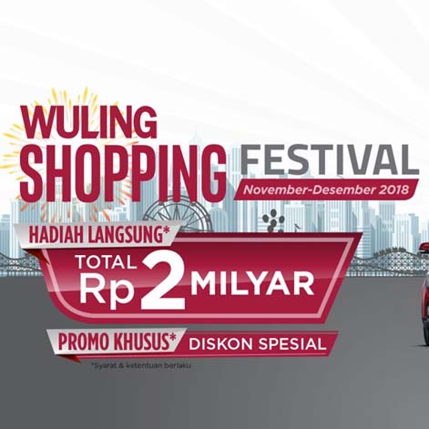 Wuling Shopping Festival berpeluang hadiah total Rp 2 miliar - Toko Mobil