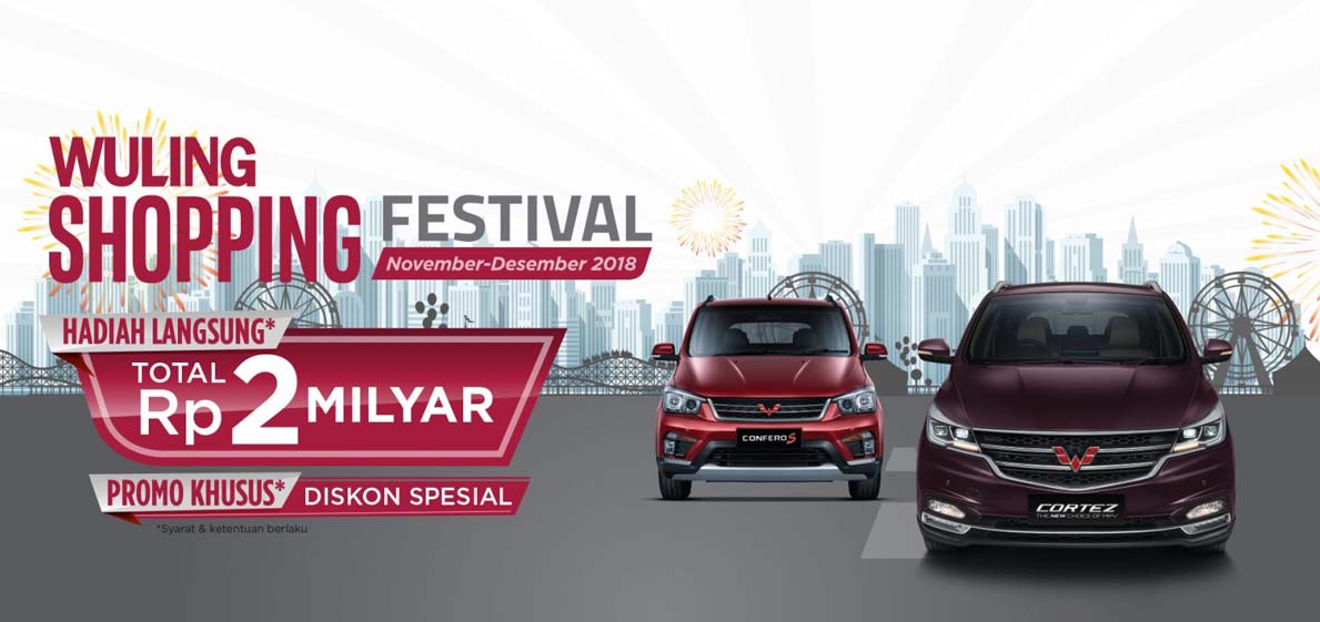 Wuling Shopping Festival berpeluang hadiah total Rp 2 miliar - Toko Mobil